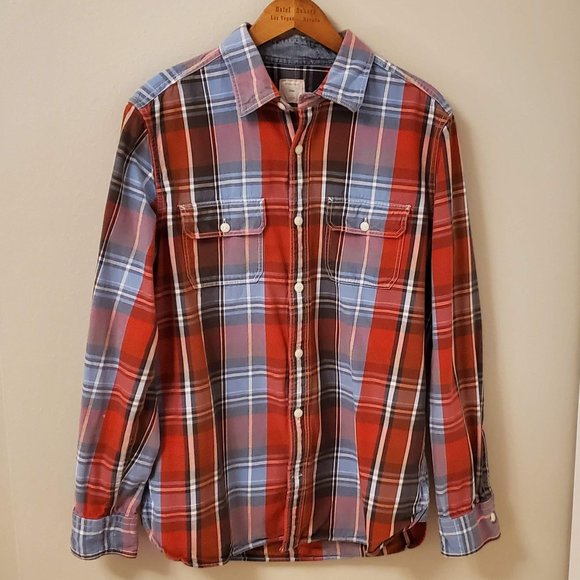 GAP Other - GAP Plaid Flannel, Size Med, EUC